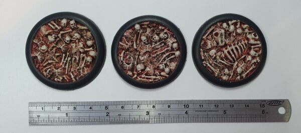 50mm Skulls & Bones DS Round Lipped Resin Bases Warmachine Hordes Malifaux - Image 4