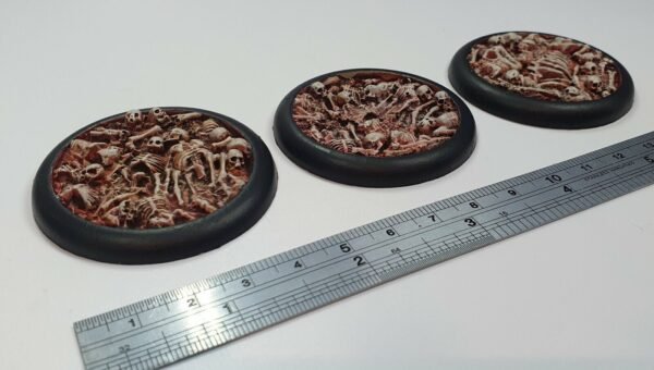 50mm Skulls & Bones DS Round Lipped Resin Bases Warmachine Hordes Malifaux - Image 5