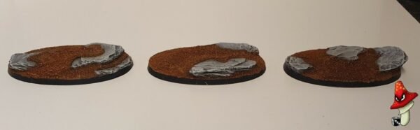 90mm x 52mm Oval Rock/Slate Resin Bases x3 Warhammer 40,000 40k fantasy GW - Image 8