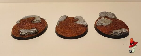 90mm x 52mm Oval Rock/Slate Resin Bases x3 Warhammer 40,000 40k fantasy GW - Image 9