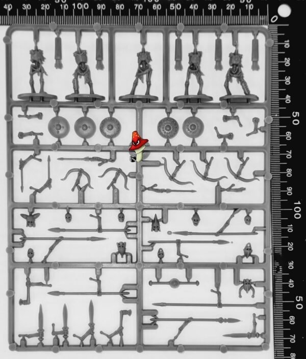 Skeleton Infanty Oathmark 1/56 28mm 1 x Sprue loose unbox undead wargames DnD - Image 2