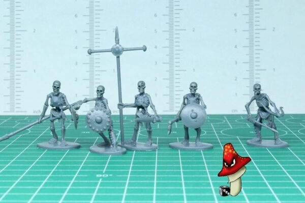 Skeleton Infanty Oathmark 1/56 28mm 1 x Sprue loose unbox undead wargames DnD - Image 4