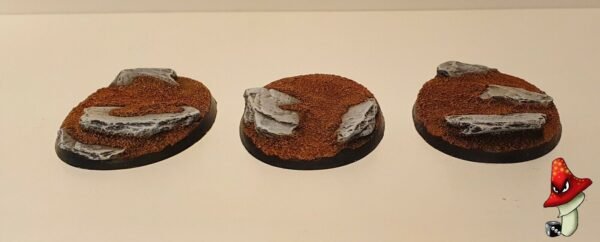 90mm x 52mm Oval Rock/Slate Resin Bases x3 Warhammer 40,000 40k fantasy GW - Image 11